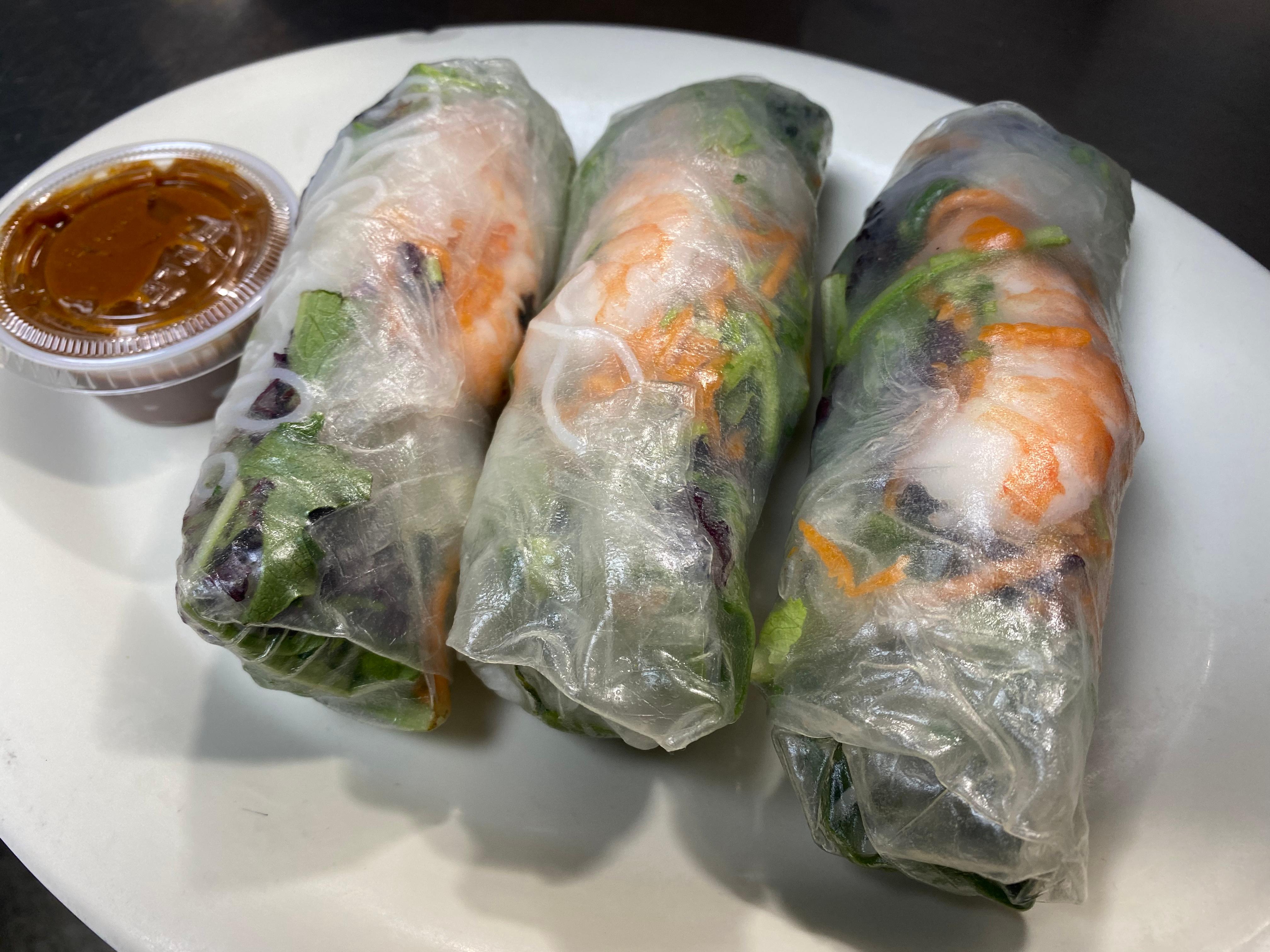 Order White spring roll food online from Tong's Thai Restaurant store, San Antonio on bringmethat.com