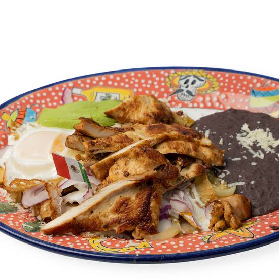 Order Chilaquiles (New) food online from La Fortaleza store, Clifton on bringmethat.com