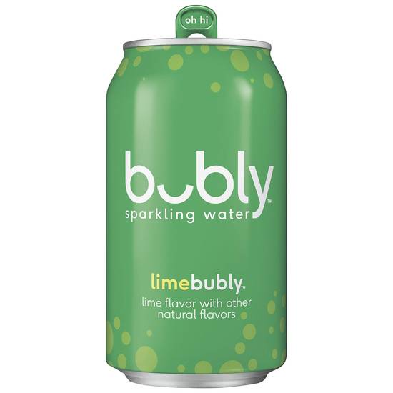 Order Bubly Sparkling Water Lime Flavor Can food online from Exxon Food Mart store, Port Huron on bringmethat.com