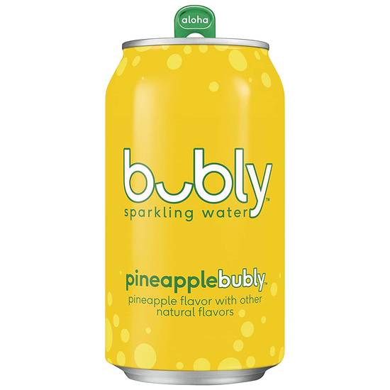 Order Bubly Sparkling Water Pineapple food online from Deerings Market store, Traverse City on bringmethat.com