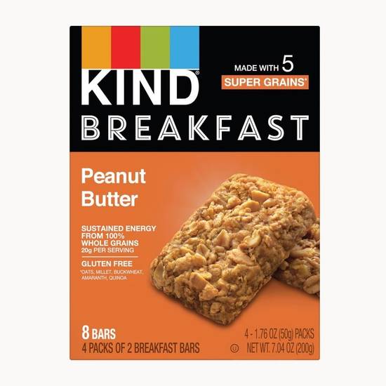 Order Kind Breakfast Bar 7.1 OZ, Peanut Butter food online from Cvs store, ARCADIA on bringmethat.com