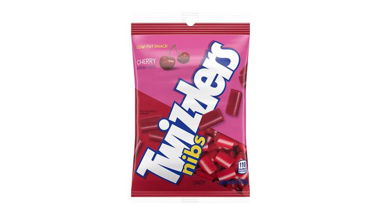 Order Twizzlers Nibs Cherry Flavoured Chewy Candy food online from Route 7 Food Mart store, Norwalk on bringmethat.com