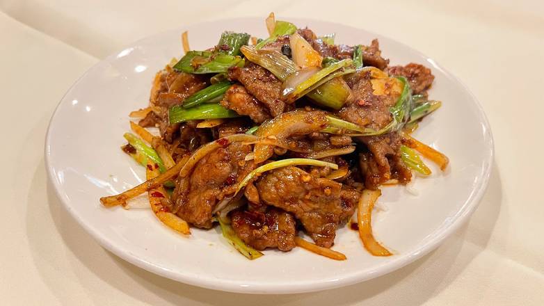 Order Mongolian Beef food online from Yeung Shing Restaurant store, Los Gatos on bringmethat.com
