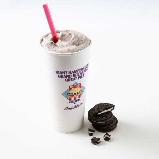 Order OREO COOKIES PIECES SHAKE food online from Nation's Giant Hamburgers store, Tracy on bringmethat.com