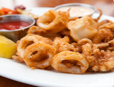 Order 5. Deep Fried Squid with Pepper Salt food online from Mj Cafe store, Walnut on bringmethat.com