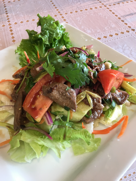 Order Angus Beef Salad food online from Thai Way store, Santa Ana on bringmethat.com