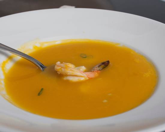 Order Kabocha Squash Soup. food online from Honshu Sushi & Noodles Lounge store, Jersey City on bringmethat.com