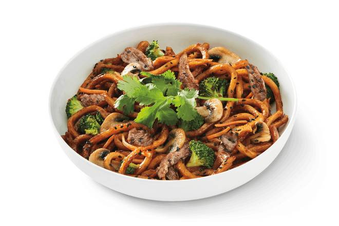 Order Japanese Pan Noodles with Marinated Steak food online from Noodles & Co. store, Missoula on bringmethat.com