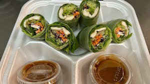 Order Fresh Summer Roll with Chicken food online from Asian thai 2 go store, Dallas on bringmethat.com
