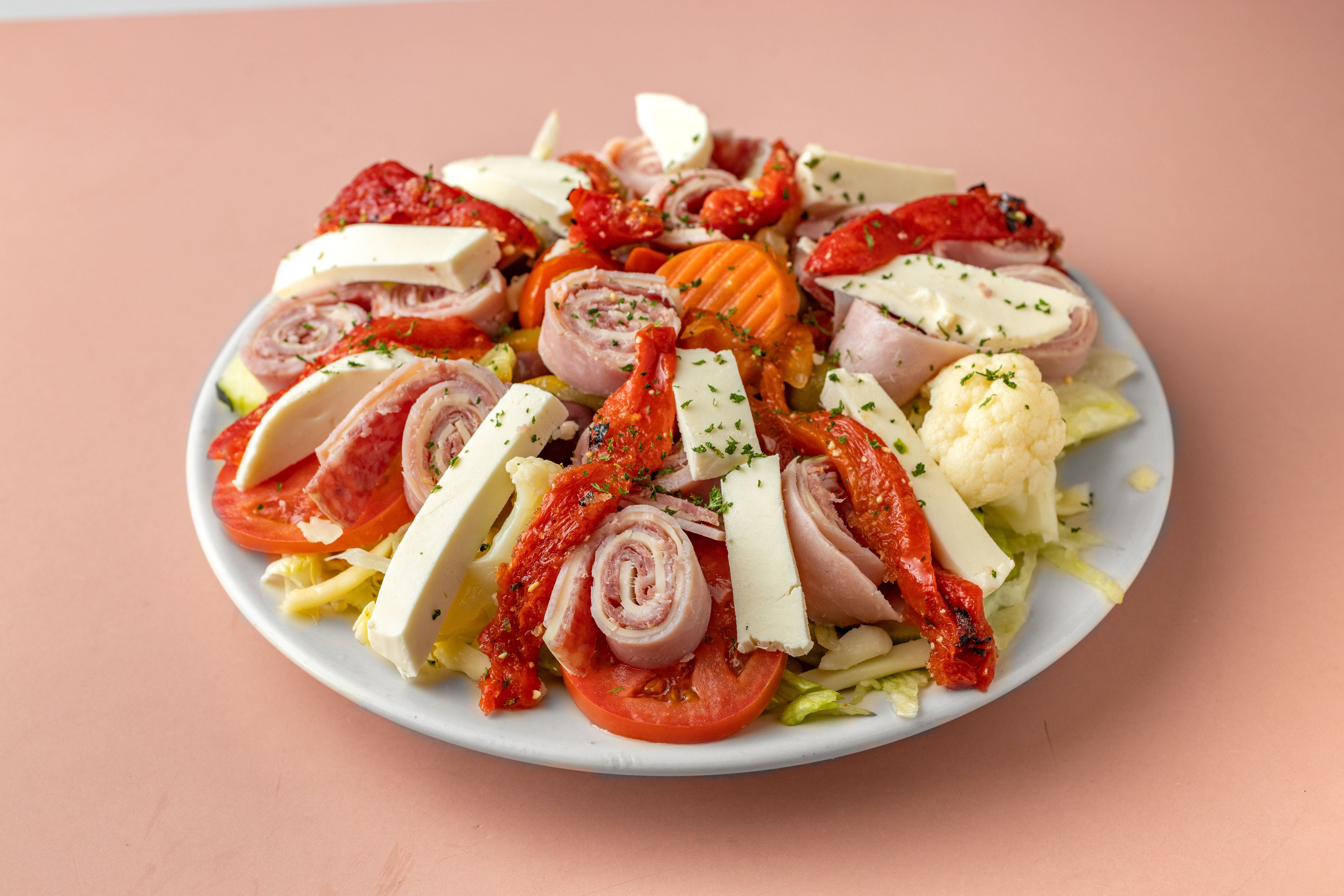 Order Antipasto Salad - Small food online from Caffe Catania Pizzeria & Pasta store, Copiague on bringmethat.com