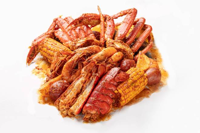 Order Chief Mate's Catch Combo l $15 OFF food online from Juicy Snow Crab & Lobster store, Los Angeles on bringmethat.com