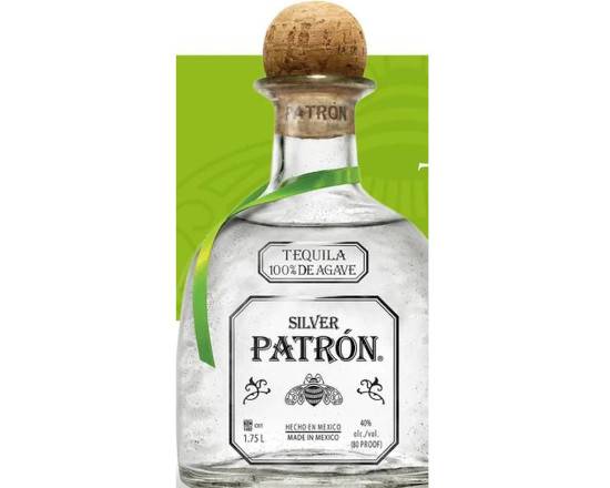 Order Patron silver 1.75L food online from House Of Wine store, New Rochelle on bringmethat.com