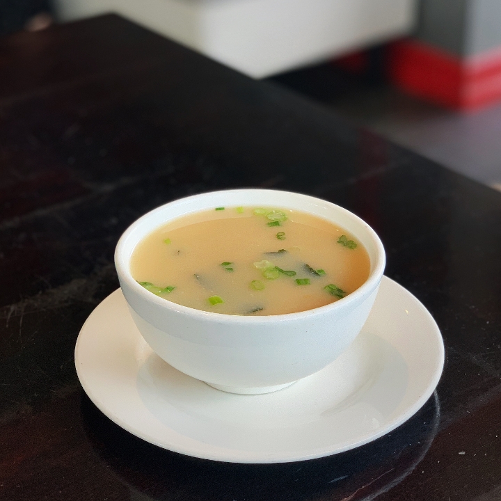 Order Miso Soup (GF) - Quart food online from Kung Pao Bistro store, West Hollywood on bringmethat.com