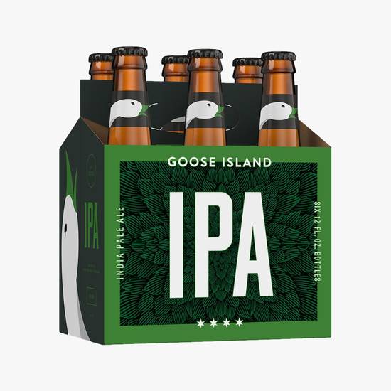 Order Goose Island IPA 6 Pack  food online from Goodie Liquor And Wine store, Santa Monica on bringmethat.com