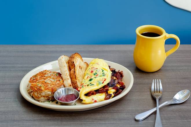 Order 3 Egg Omelet* food online from Snooze Am Eatery store, Atlanta on bringmethat.com