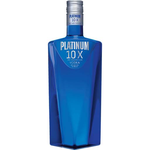 Order Platinum 10 X Vodka 80 PF 1.75 L (1.75 LTR) 145018 food online from BevMo! store, Colma on bringmethat.com