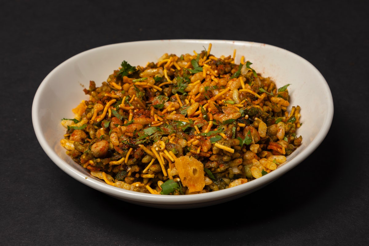 Order Bhel Puri food online from Curry Up Now store, Hoboken on bringmethat.com