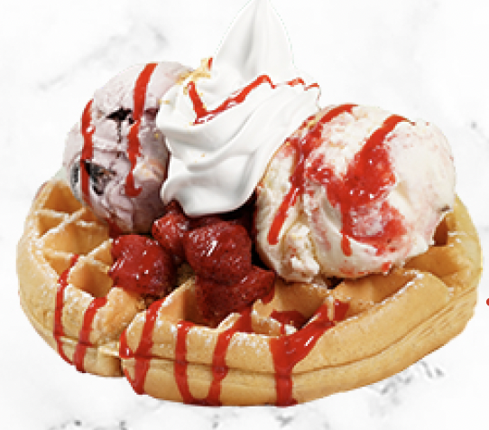 Order Berry Cheesecakey food online from Lucy's Waffles & Ice Cream store, Las Vegas on bringmethat.com