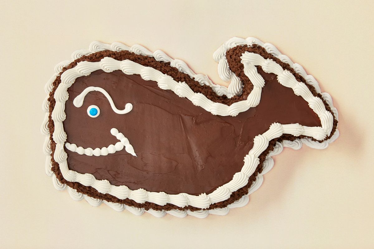 Order Fudgie the Whale® Cake food online from Carvel Southampton store, Southampton on bringmethat.com