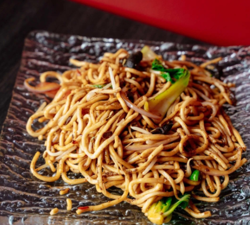 Order 82. Stir Fried Noodles food online from Xian Cuisine store, Naperville on bringmethat.com