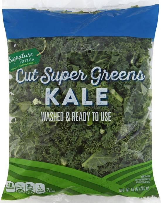 Order Signature Farms · Super Greens Cut Kale (10 oz) food online from Tom Thumb Express store, Arlington on bringmethat.com