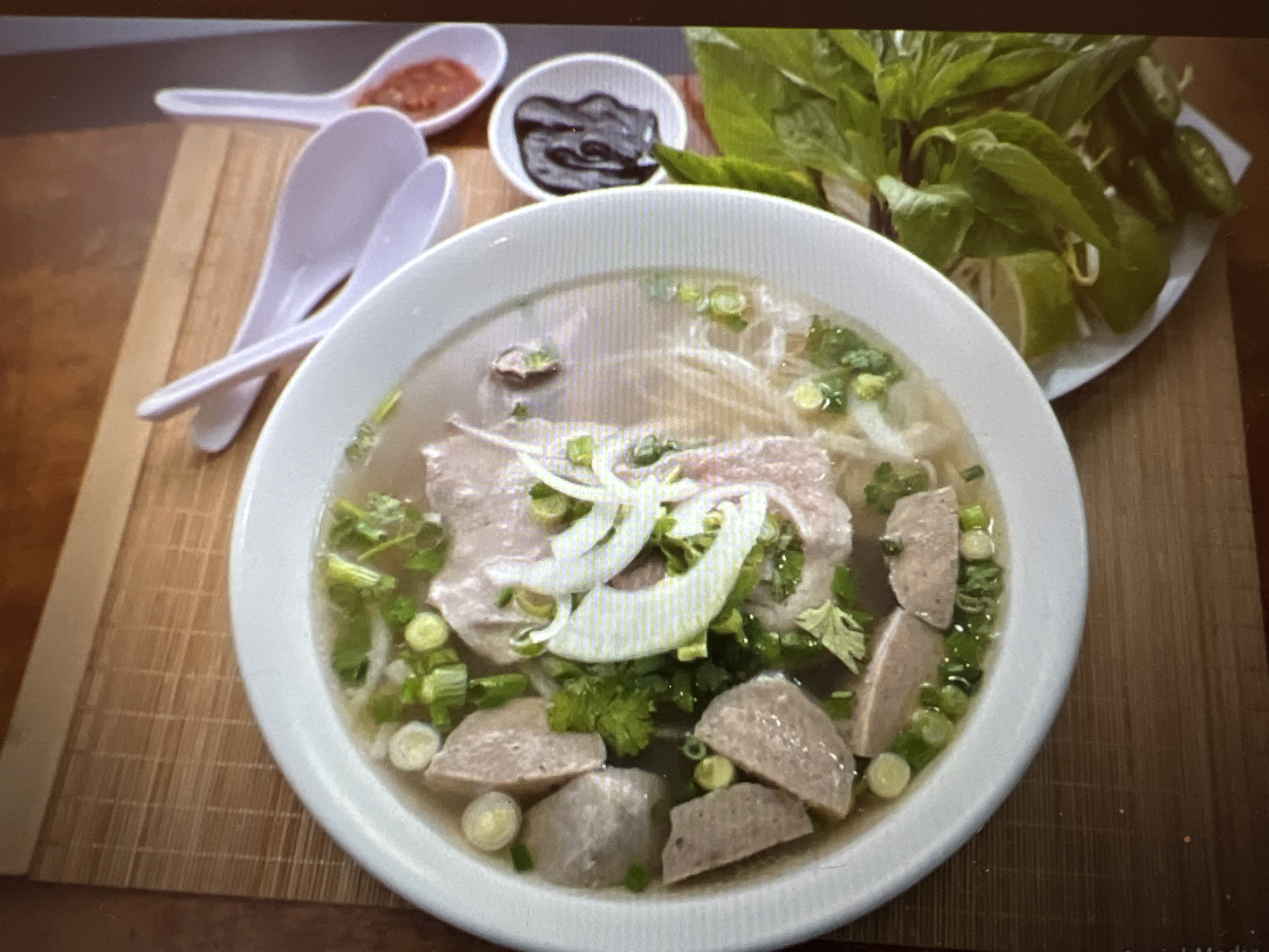 Order Pho Tai, Bo Vien  food online from Pho And Cafe Anh Hong store, Upper Darby on bringmethat.com
