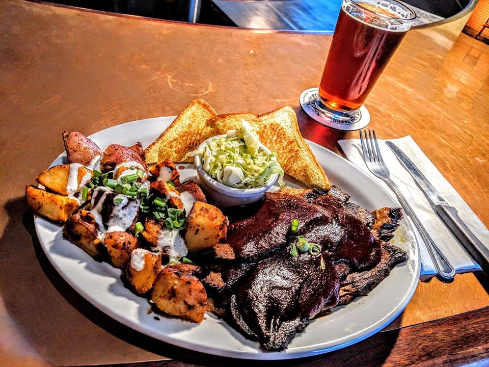Order Brisket Platter food online from Old Ivy Brewery & Taproom store, Vancouver on bringmethat.com