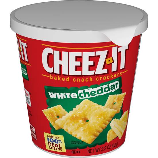 Order Cheez-It White Cheddar Cheese Crackers Cup, 2.2 OZ food online from Cvs store, WESTON on bringmethat.com