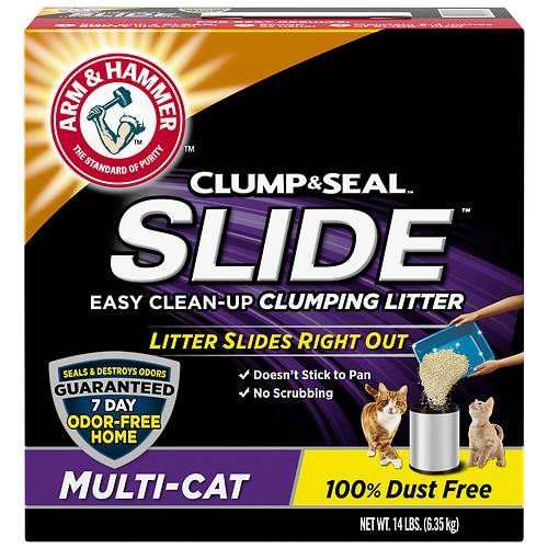 Order Arm & Hammer Slide Multi-Cat Easy Clean-Up Litter - 14.0 lb food online from Walgreens store, ROCKLAND on bringmethat.com