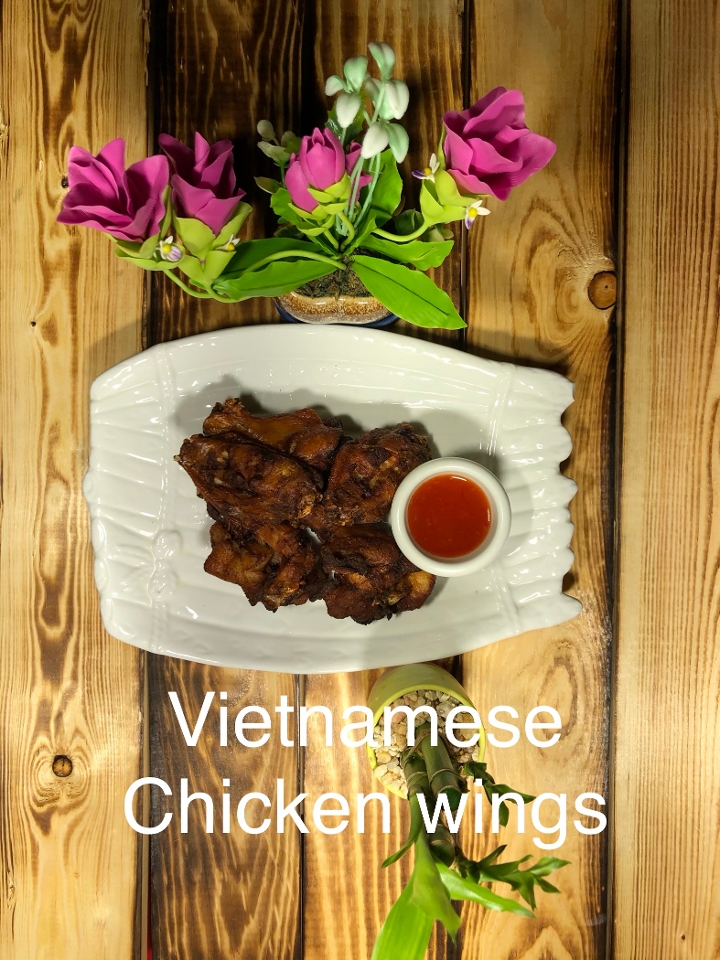 Order A8. Vietnamese Chicken Wings(5-6) NEW!!!-3PD food online from Saigon Pho Kitchen store, Morgantown on bringmethat.com