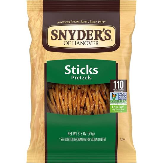 Order Snyder's Pretzel Sticks food online from IV Deli Mart store, Goleta on bringmethat.com