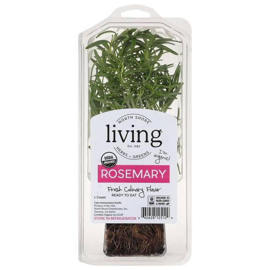 Order North Shore Living · Organic Rosemary (1 ct) food online from Safeway store, Turlock on bringmethat.com