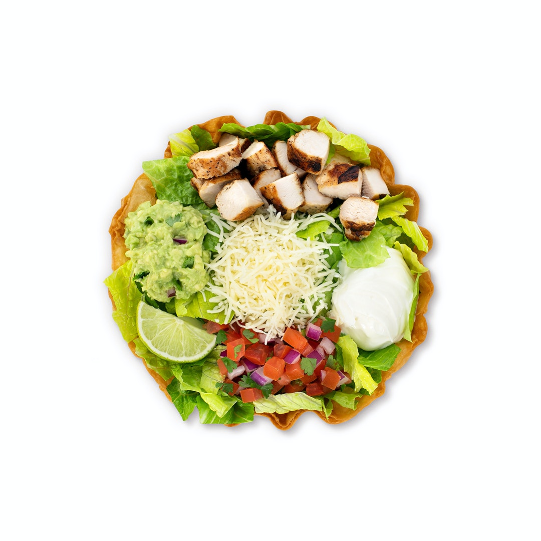 Order Tostada Salad food online from Baja Fresh Mexican Grill store, Elk Grove on bringmethat.com