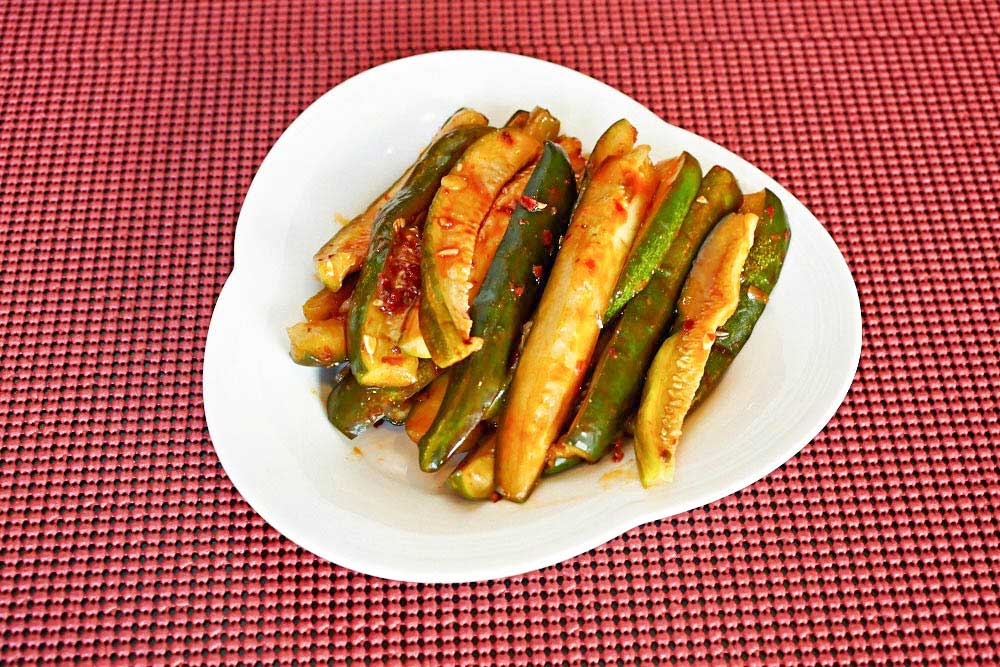 Order 麻黄瓜 Spicy Cucumber food online from Spices 3 store, Oakland on bringmethat.com