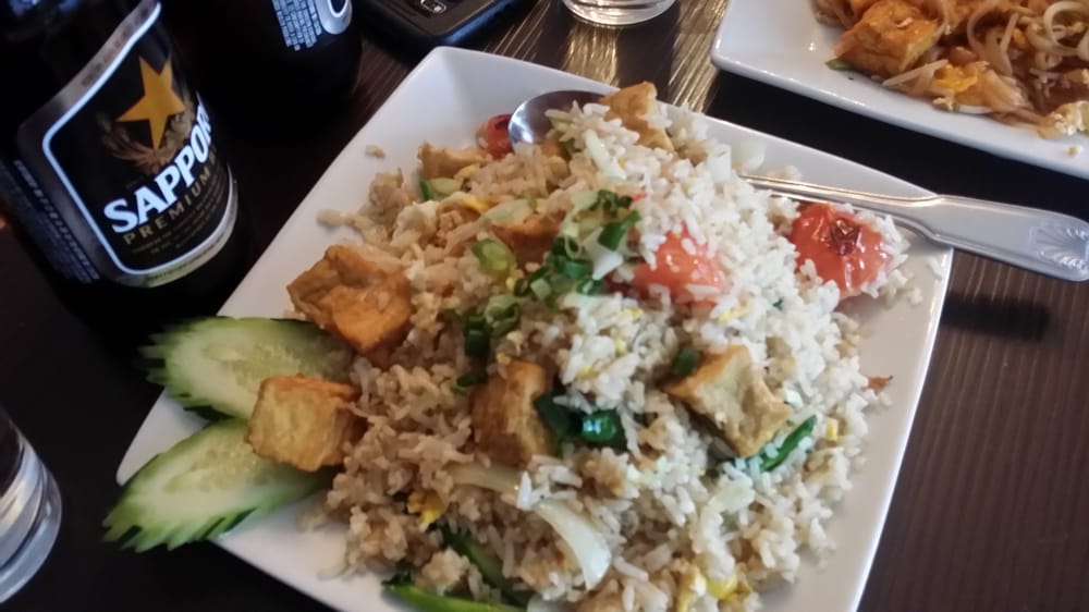 Order 107. Tofu Fried Rice food online from Nine and Nine store, Pasadena on bringmethat.com