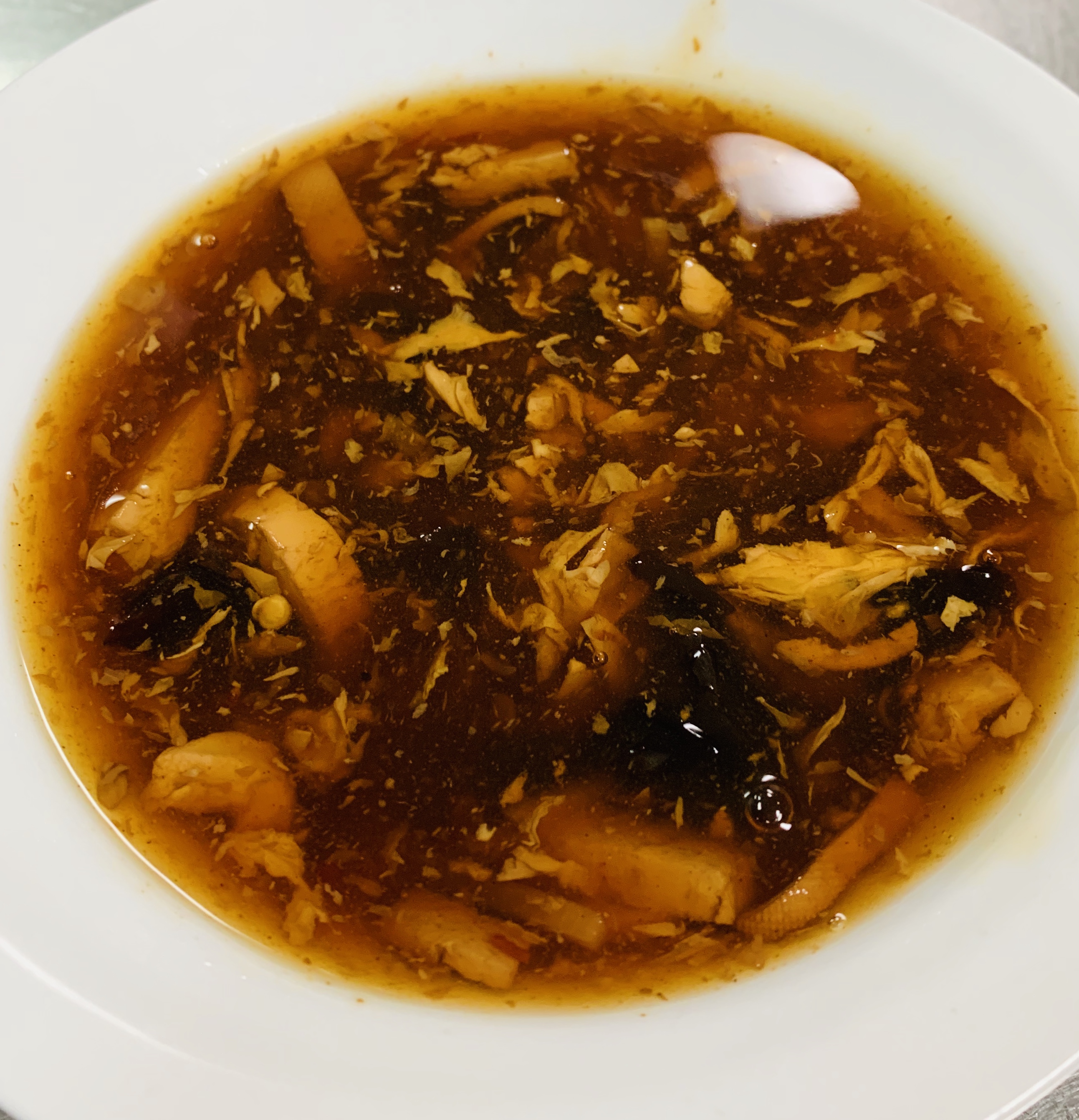 Order Hot and Sour Soup food online from The Bund store, Forest Hills on bringmethat.com