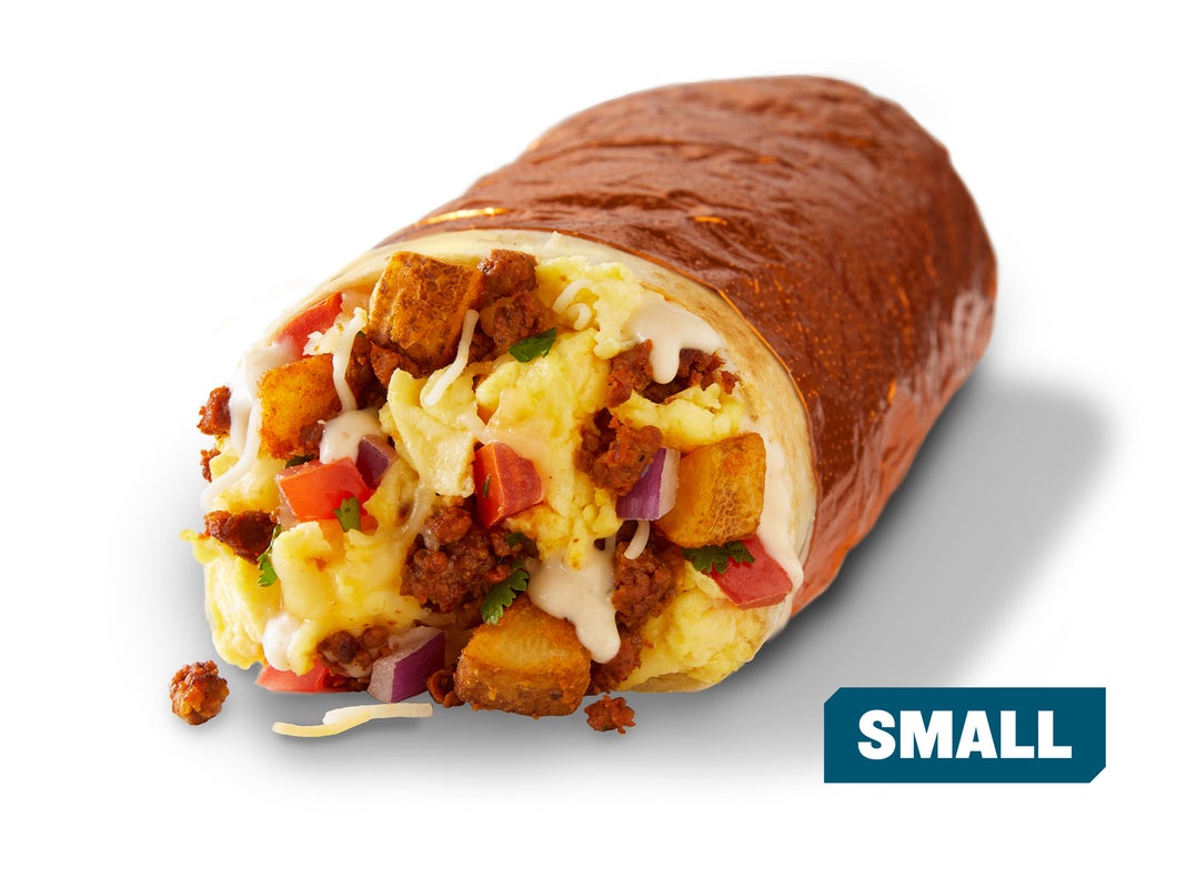 Order Create Your Own Breakfast Burrito - Small food online from Qdoba Mexican Eats store, Reno on bringmethat.com