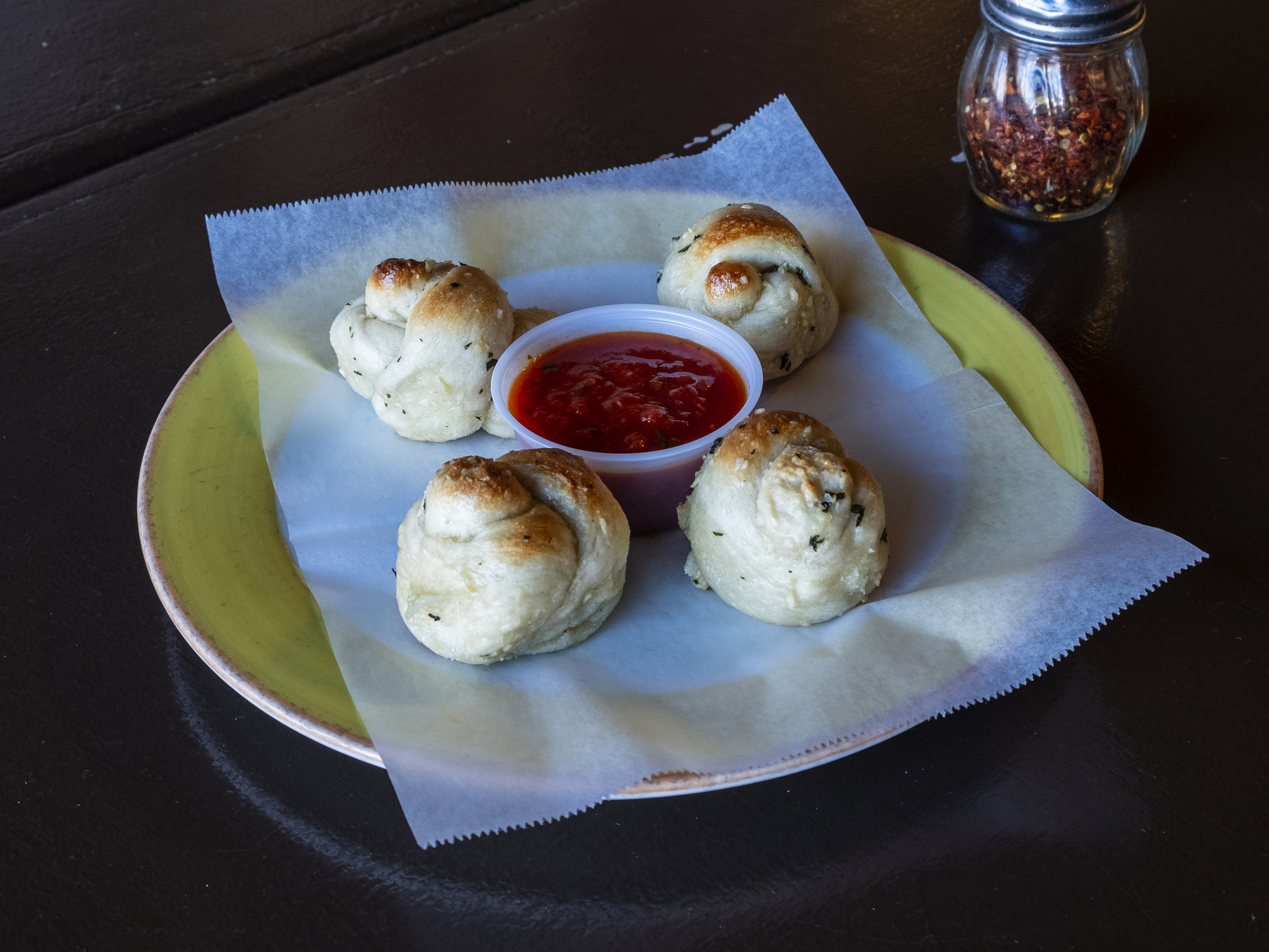 Order Garlic Knots food online from Slices Pizzeria store, Hastings-on-Hudson on bringmethat.com