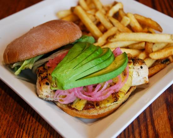 Order Grilled Mahi Sandwich food online from Tap House Grill store, Algonquin on bringmethat.com