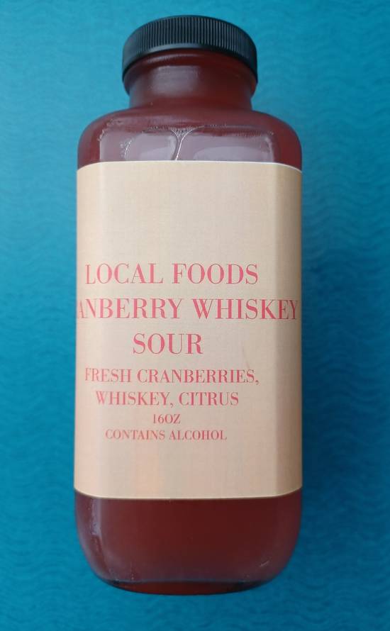 Order Jar, Cranberry Whiskey Sour,*NEW WINTER FLAVOR" food online from Local Foods store, Houston on bringmethat.com