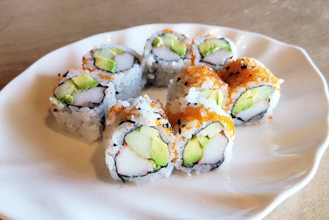 Order California Crabstick Roll food online from Ginza Japanese Restaurant store, Houston on bringmethat.com