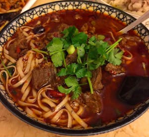 Order E2. 川味牛腩面 Beef Stew Noodle (Szechuan Style) food online from Sichuan Hot Pot 九寨溝火锅川菜 store, Cleveland on bringmethat.com