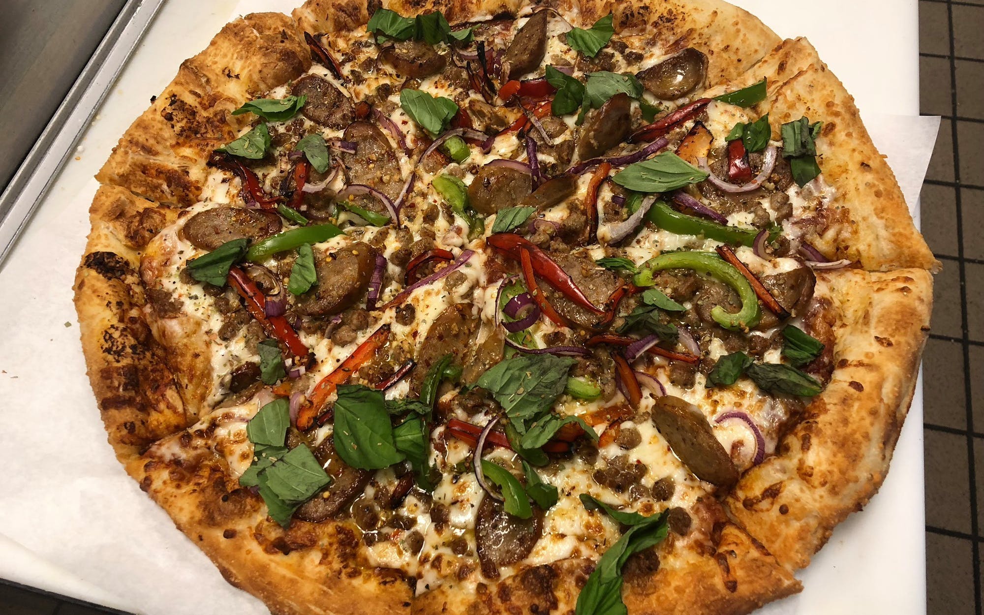 Order Spicy Italian Pizza - Medium 12" food online from Schmizza Pub & Grub store, Portland on bringmethat.com