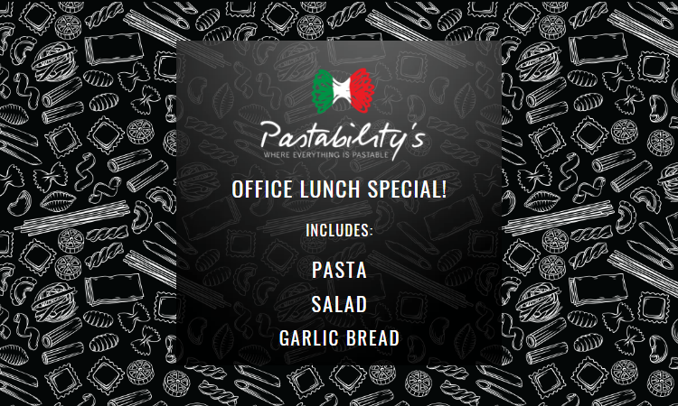 Order Office Lunch For 40 food online from Pastability store, Salinas on bringmethat.com