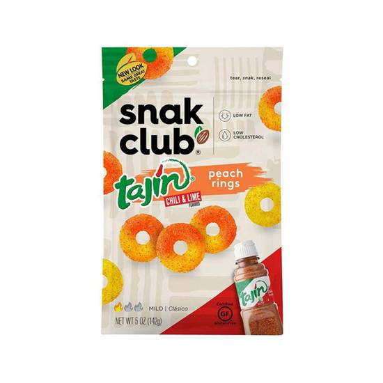 Order Snak Club Tajin Peach Rings food online from IV Deli Mart store, Goleta on bringmethat.com