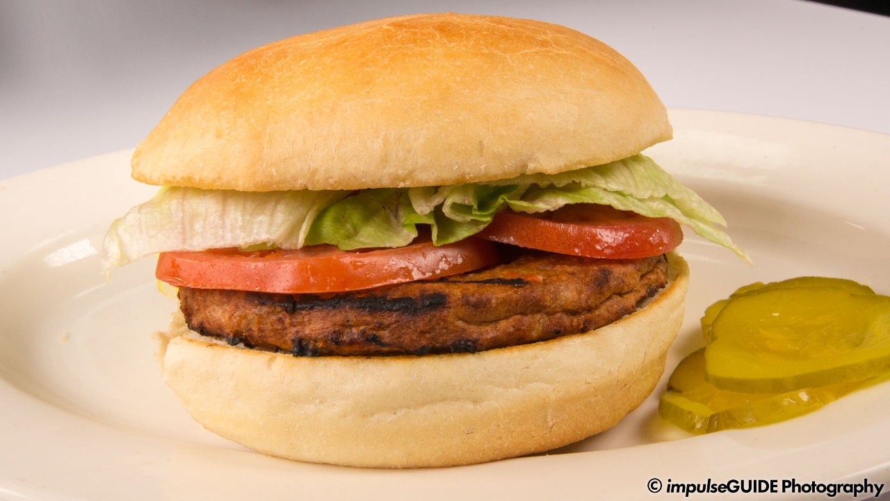 Order Veggie Burger food online from Louie's Texas Red Hots store, Buffalo on bringmethat.com