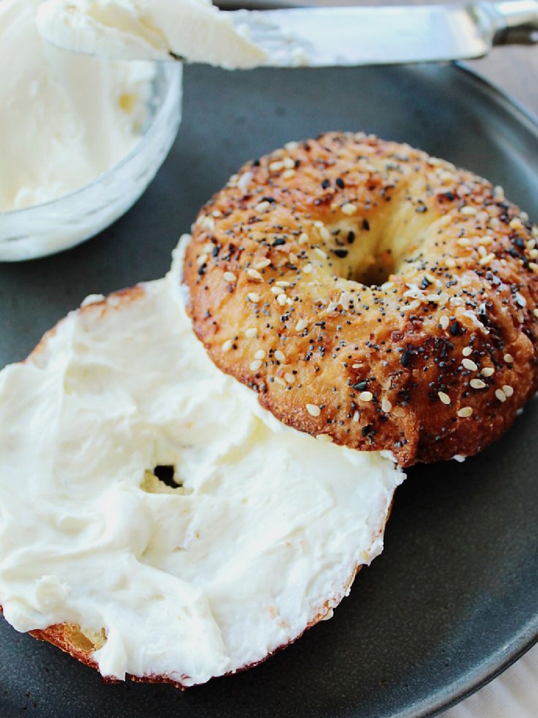 Order Bagel/ Flagel with Butter food online from Bagels & More store, Edgewater on bringmethat.com