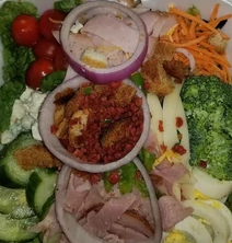 Order King Kong Salad food online from Kcc Carryout Ribs & More store, Cleveland on bringmethat.com