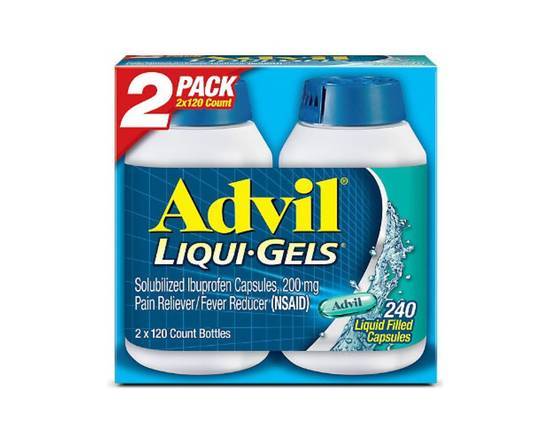 Order Advil Liquid Gels 2 Pack food online from Pink Dot store, Lemon Grove on bringmethat.com