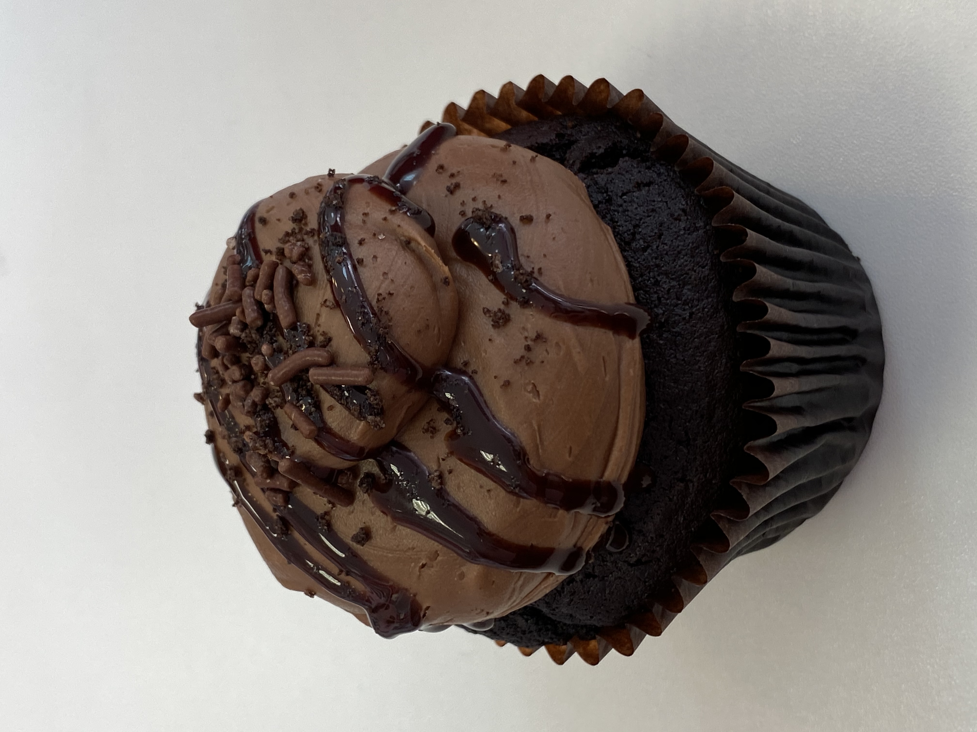 Order Chocoholic Cupcake food online from Smallcakes store, Richmond on bringmethat.com